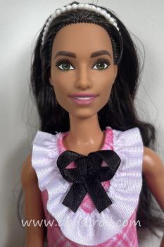 Mattel - Barbie - Fashionistas #209 - Pink Plaid Dress - Athletic - кукла